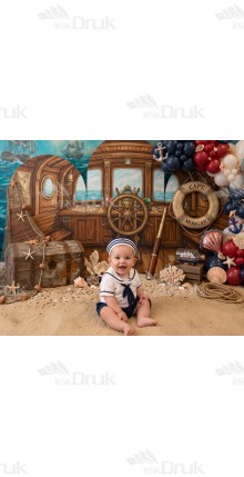 Tło fotograficzne „Ster kapitana – morska przygoda” | UB_872